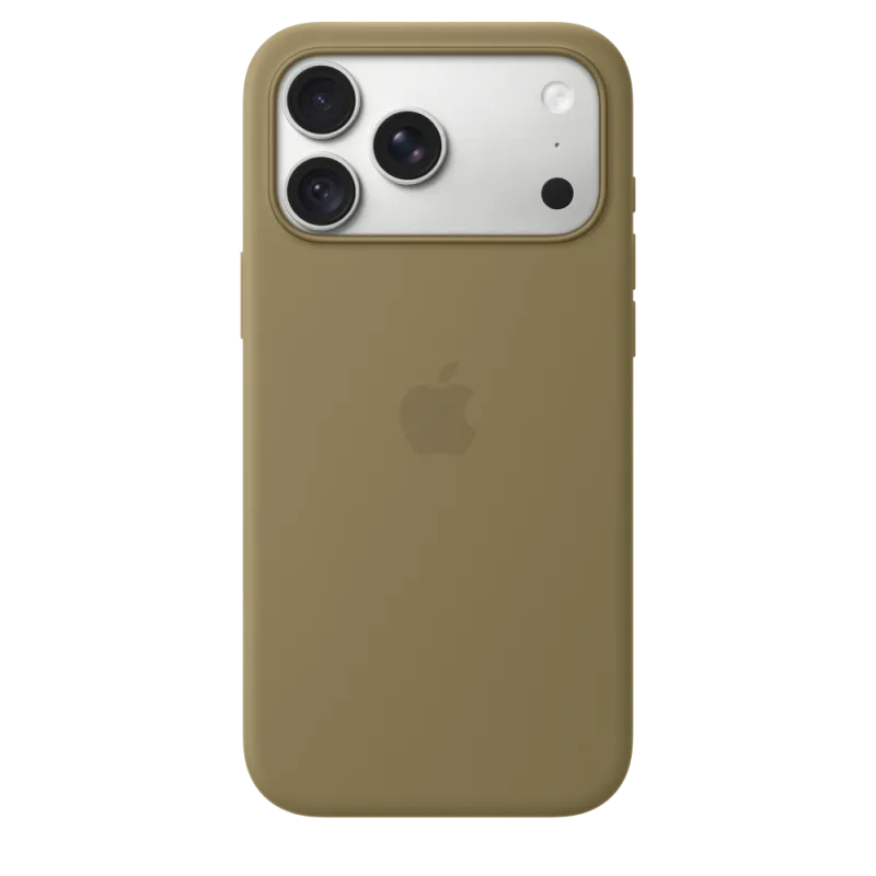 iPhone 18 Pro Max Silicone Case with MagSafe in Olive