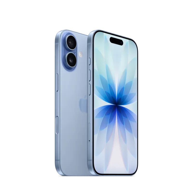 iPhone 17 in Mist Blue